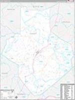 Casey, Ky Carrier Route Wall Map