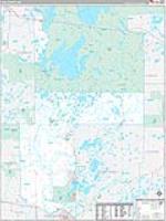 Cass, Mn Wall Map Zip Code