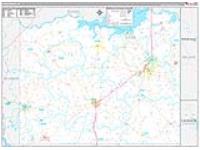 Cass, Tx Carrier Route Wall Map