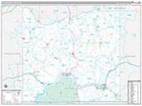 Cattaraugus, Ny Carrier Route Wall Map