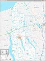 Cayuga, Ny Carrier Route Wall Map