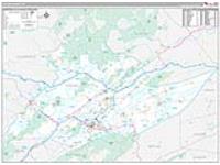 Centre, Pa Carrier Route Wall Map
