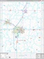 Champaign, Il Wall Map Zip Code