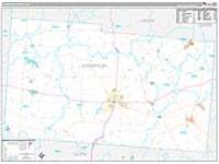 Champaign, Oh Carrier Route Wall Map