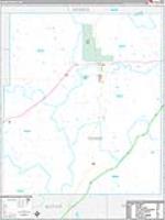 Chase, Ks Carrier Route Wall Map