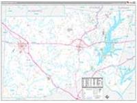 Chatham, Nc Carrier Route Wall Map