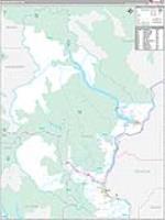 Chelan, Wa Carrier Route Wall Map
