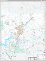 Cherokee, Ga Carrier Route Wall Map