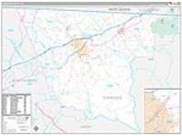 Cherokee, Sc Carrier Route Wall Map