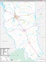 Cherokee, Tx Carrier Route Wall Map