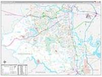 Chesterfield, Va Carrier Route Wall Map