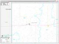 Cheyenne, Ks Carrier Route Wall Map