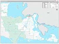 Chippewa, Mi Carrier Route Wall Map