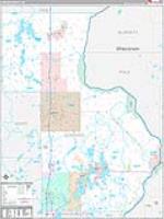 Chisago, Mn Wall Map Zip Code