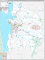 Chittenden, Vt Carrier Route Wall Map