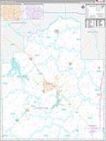 Christian, Il Wall Map Zip Code