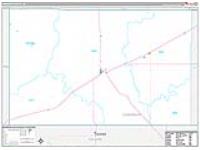 Cimarron, Ok Carrier Route Wall Map