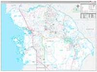 Citrus, Fl Carrier Route Wall Map