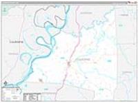 Claiborne, Ms Carrier Route Wall Map