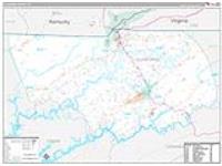 Claiborne, Tn Carrier Route Wall Map