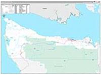 Clallam, Wa Carrier Route Wall Map