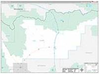 Clark, Id Carrier Route Wall Map