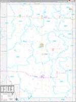 Clark, Wi Carrier Route Wall Map