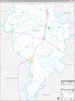 Clarke, Al Carrier Route Wall Map