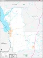Clay, Ga Carrier Route Wall Map