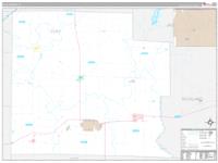 Clay, Il Wall Map Zip Code