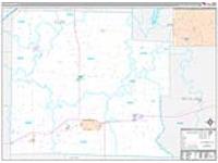 Clay, Il Wall Map Zip Code