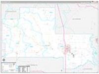 Clay, Ms Carrier Route Wall Map