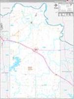 Clay, Tx Carrier Route Wall Map