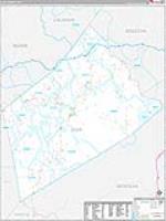 Clay, Wv Carrier Route Wall Map