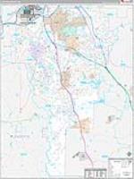 Clayton, Ga Carrier Route Wall Map