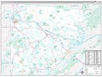 Clearfield, Pa Carrier Route Wall Map
