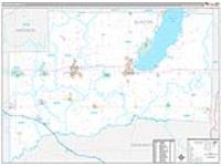 Clinton, Il Wall Map Zip Code