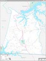 Clinton, Ky Carrier Route Wall Map
