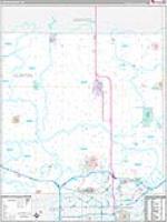 Clinton, Mi Carrier Route Wall Map