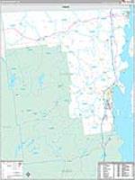 Clinton, Ny Carrier Route Wall Map