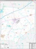 Clinton, Oh Carrier Route Wall Map