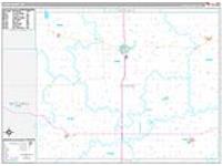 Cloud, Ks Carrier Route Wall Map