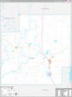 Coal, Ok Carrier Route Wall Map