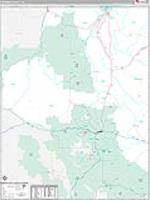 Coconino, Az Carrier Route Wall Map