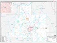 Coffee, Ga Carrier Route Wall Map