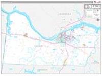 Colbert, Al Carrier Route Wall Map