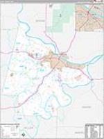 Cole, Mo Carrier Route Wall Map