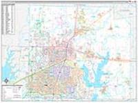 Collin, Tx Carrier Route Wall Map