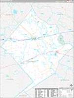 Colorado, Tx Carrier Route Wall Map