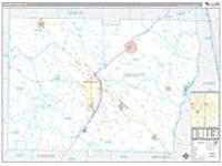 Colquitt, Ga Carrier Route Wall Map